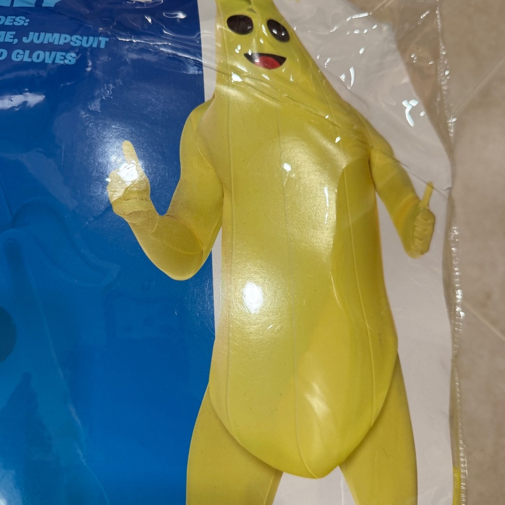 Fortnite Peely Banana Costume Adult Medium Spirit Halloween